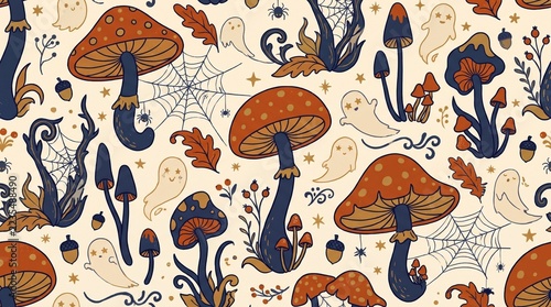 Spooky Mushroom Forest