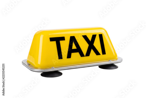 Obraz na plátně Taxi sign for car roof mounting