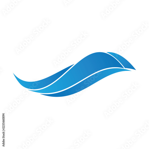 Water wave ocean  logo