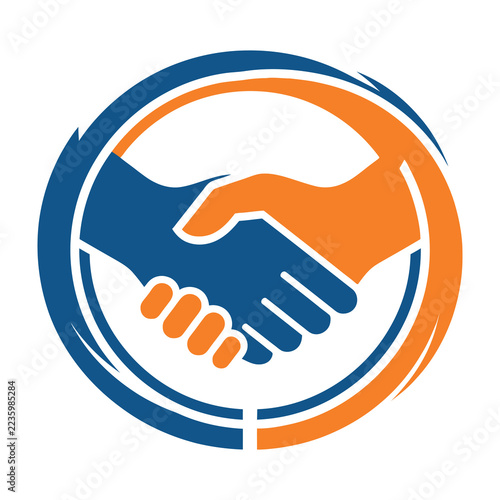 Handshake agreement partnership business cooperation