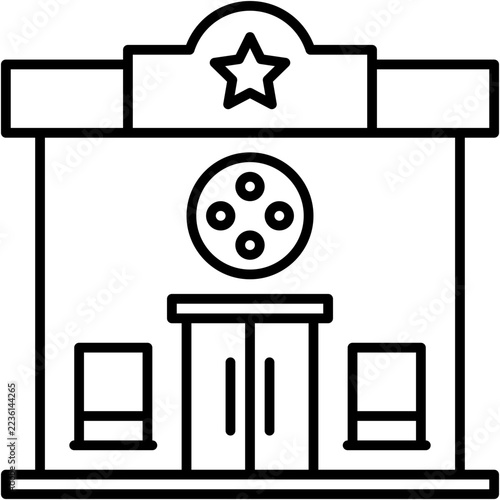 Cinema icon vector illustration