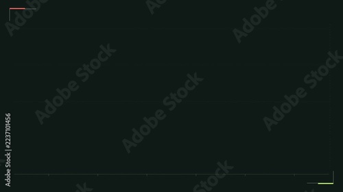 Animated Bar Chart Motion Graphic with Growing Data Bars