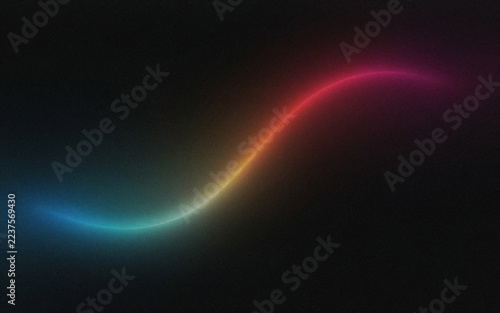 Abstract  Colorful Glowing  Wave
